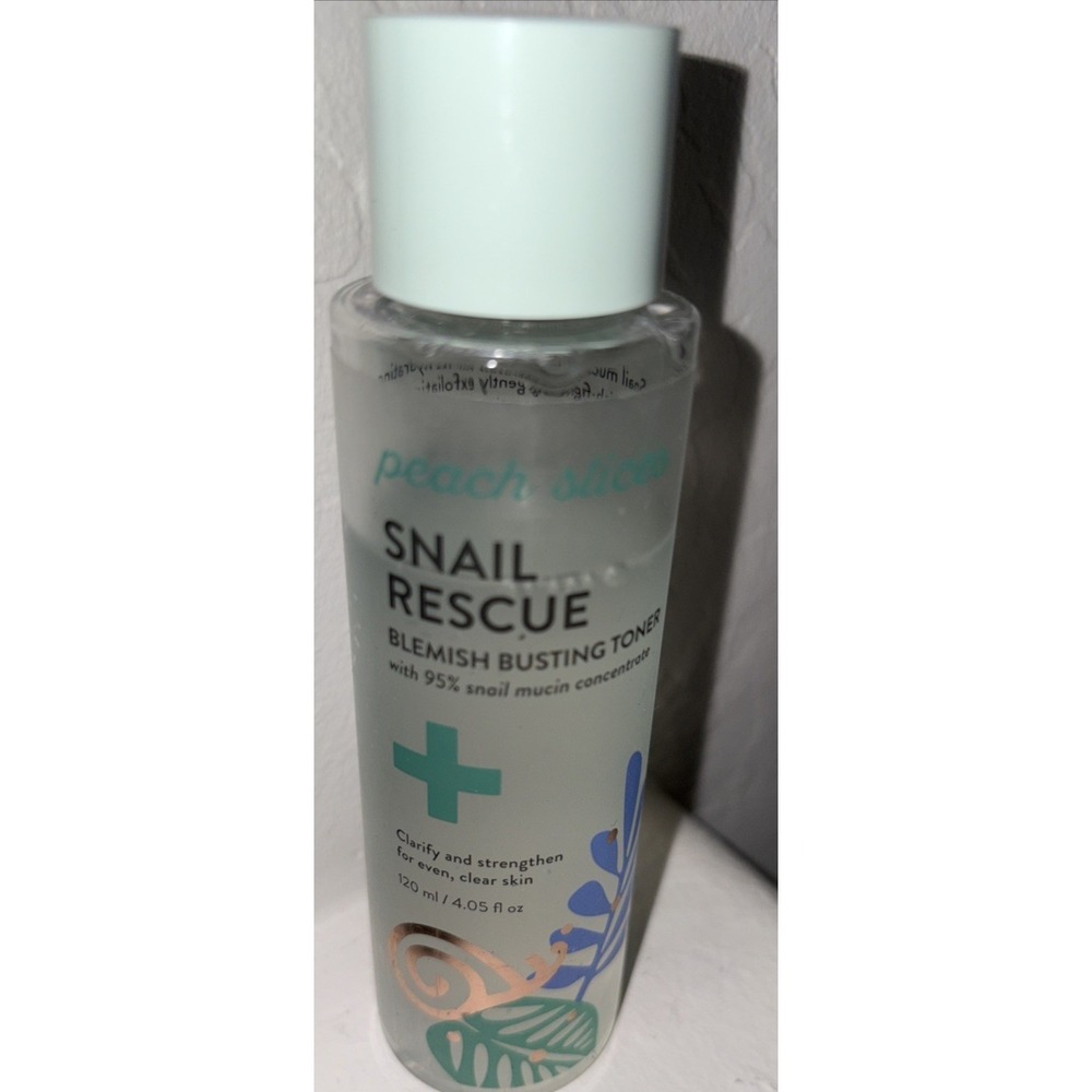 Peach Slices Snail Rescue Blemish Busting Facial‎ Toner with Snail Mucin LOOK